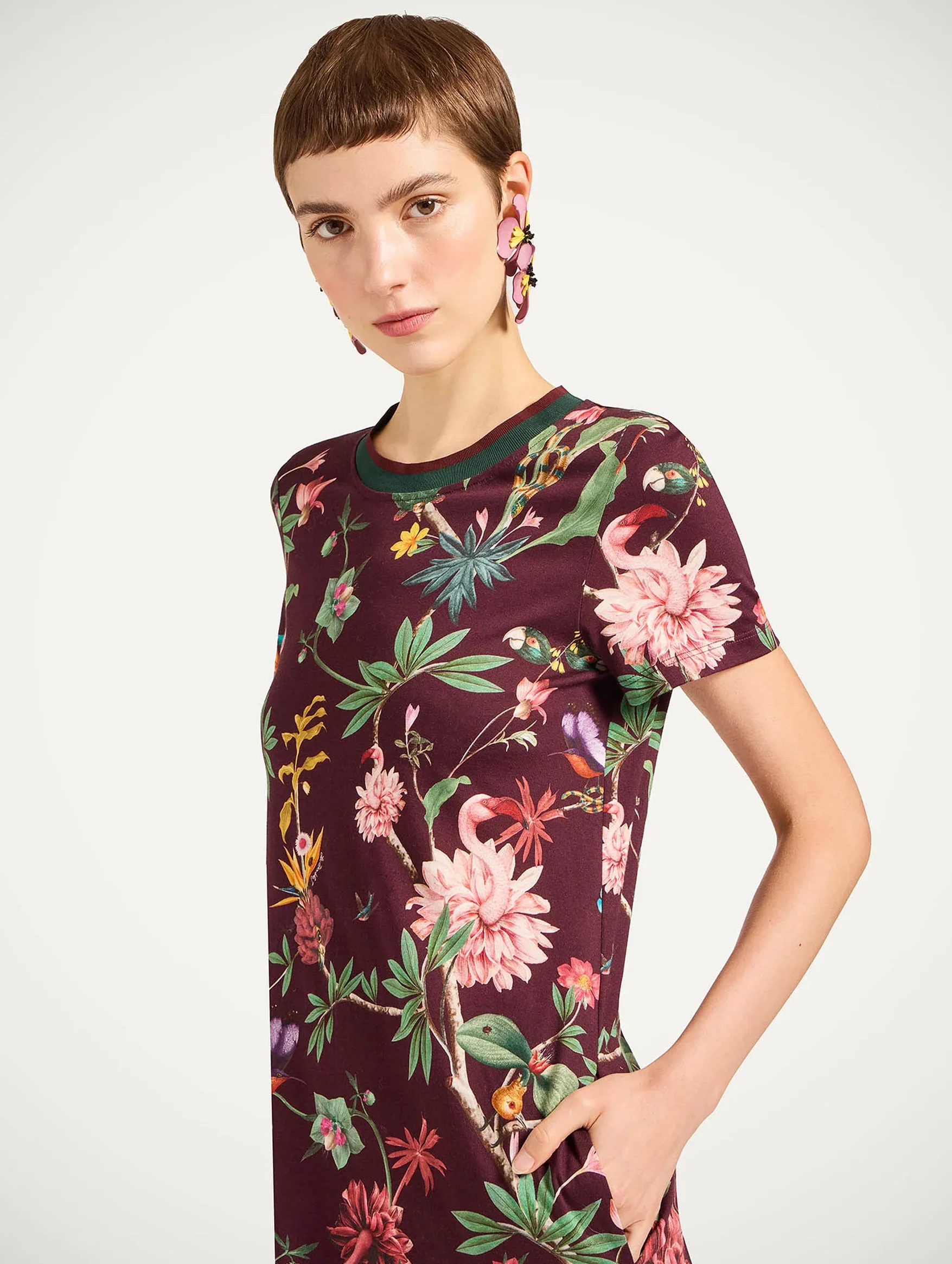 Sporty Swing Dress in Zooflora - Image 4