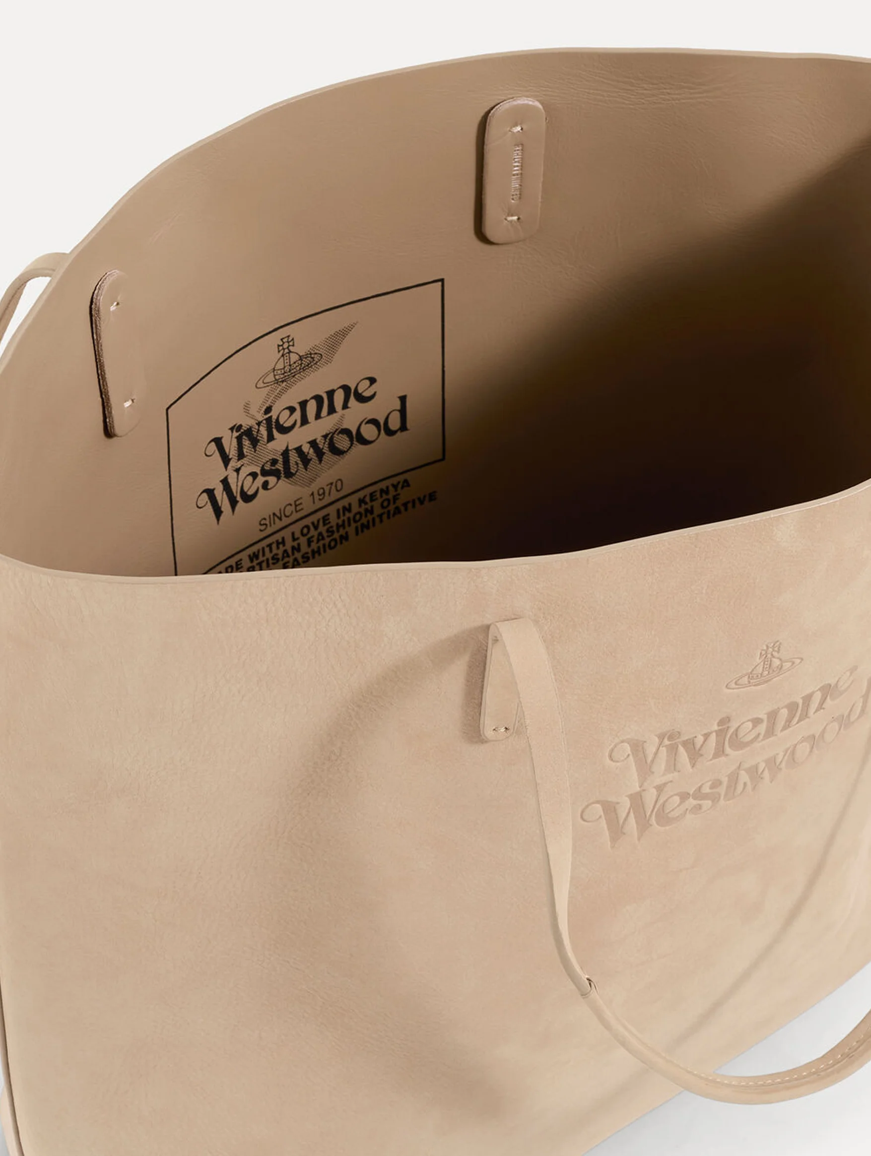 Studio Shopper Leather in Beige - Image 4