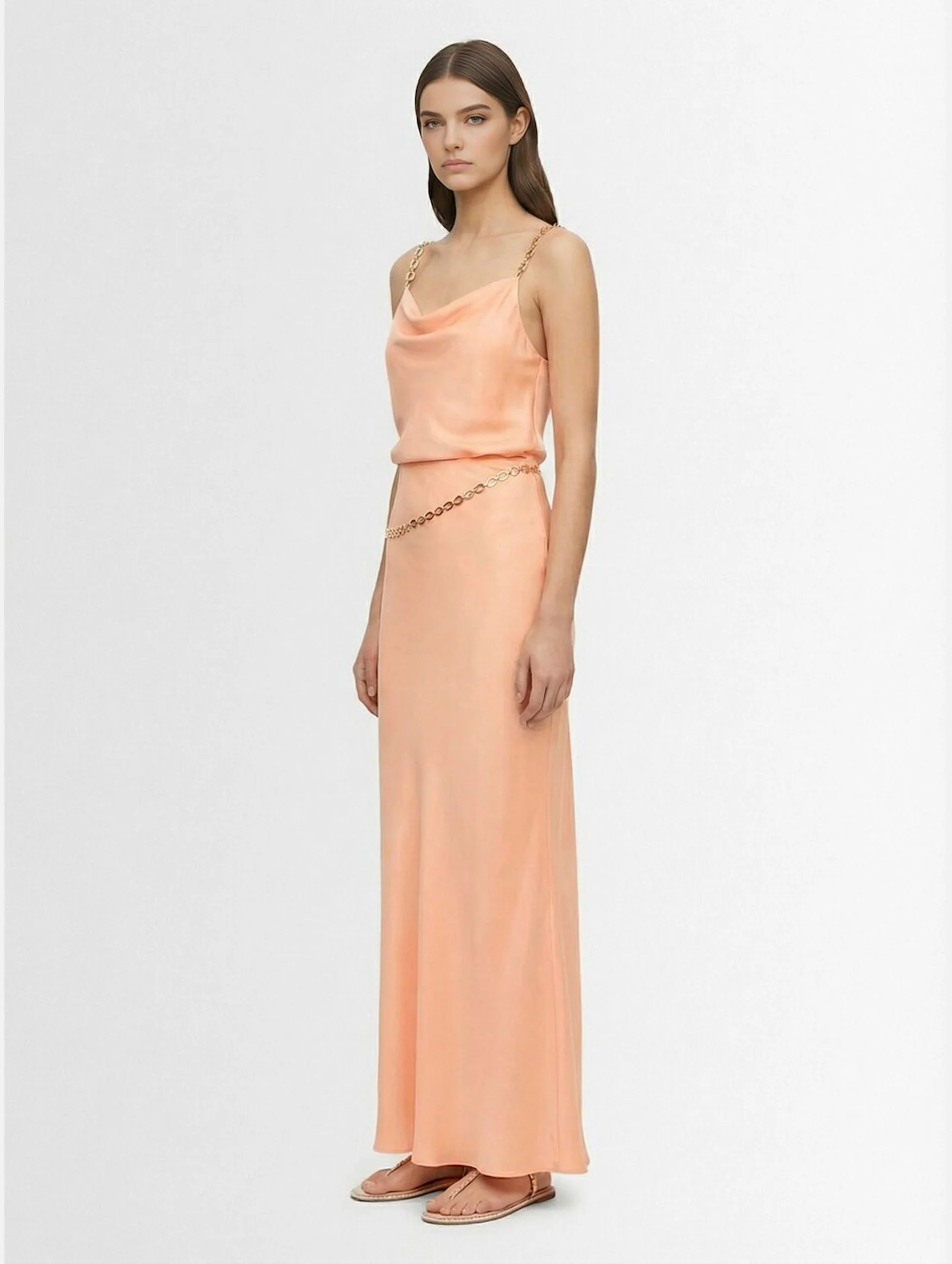 Tank Top in Salmon Pink - Image 3