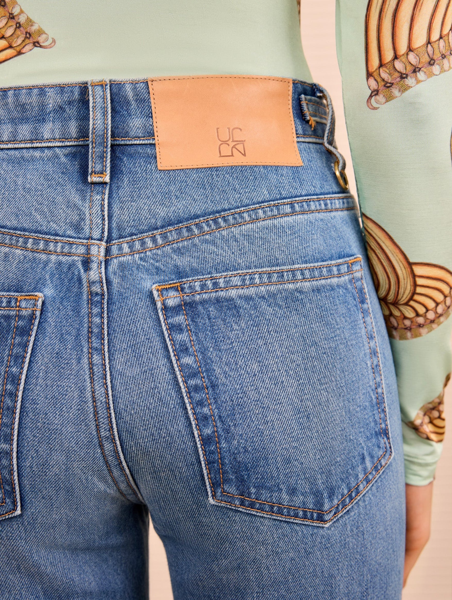The Agatha Jean in Danube Denim - Image 5