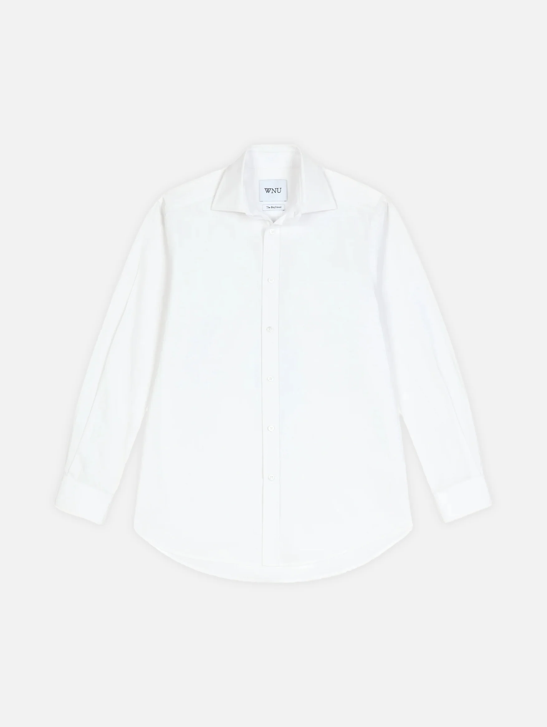 The Boyfriend Poplin Shirt in White