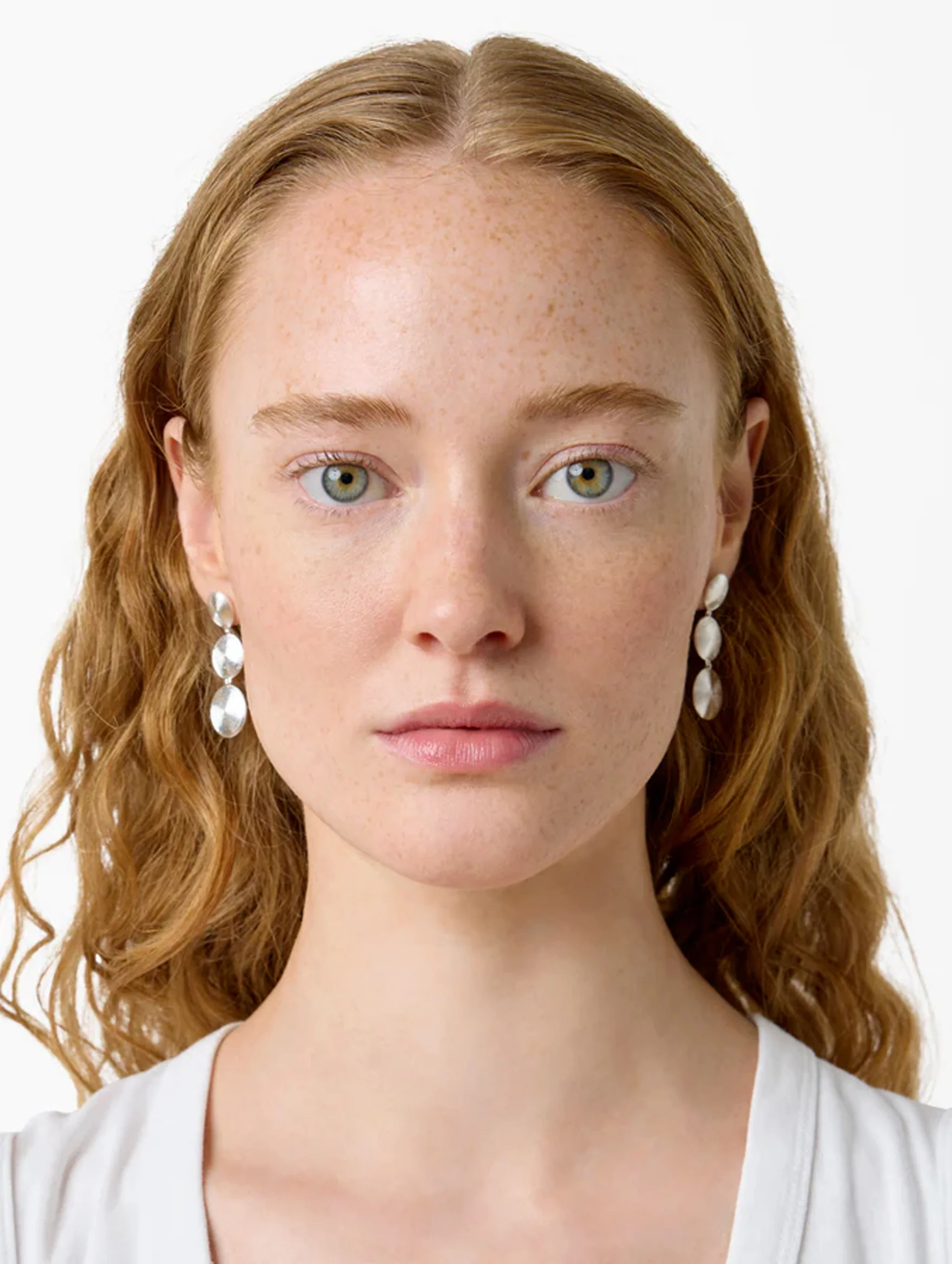 The Ruby Earrings in Silver - Image 3