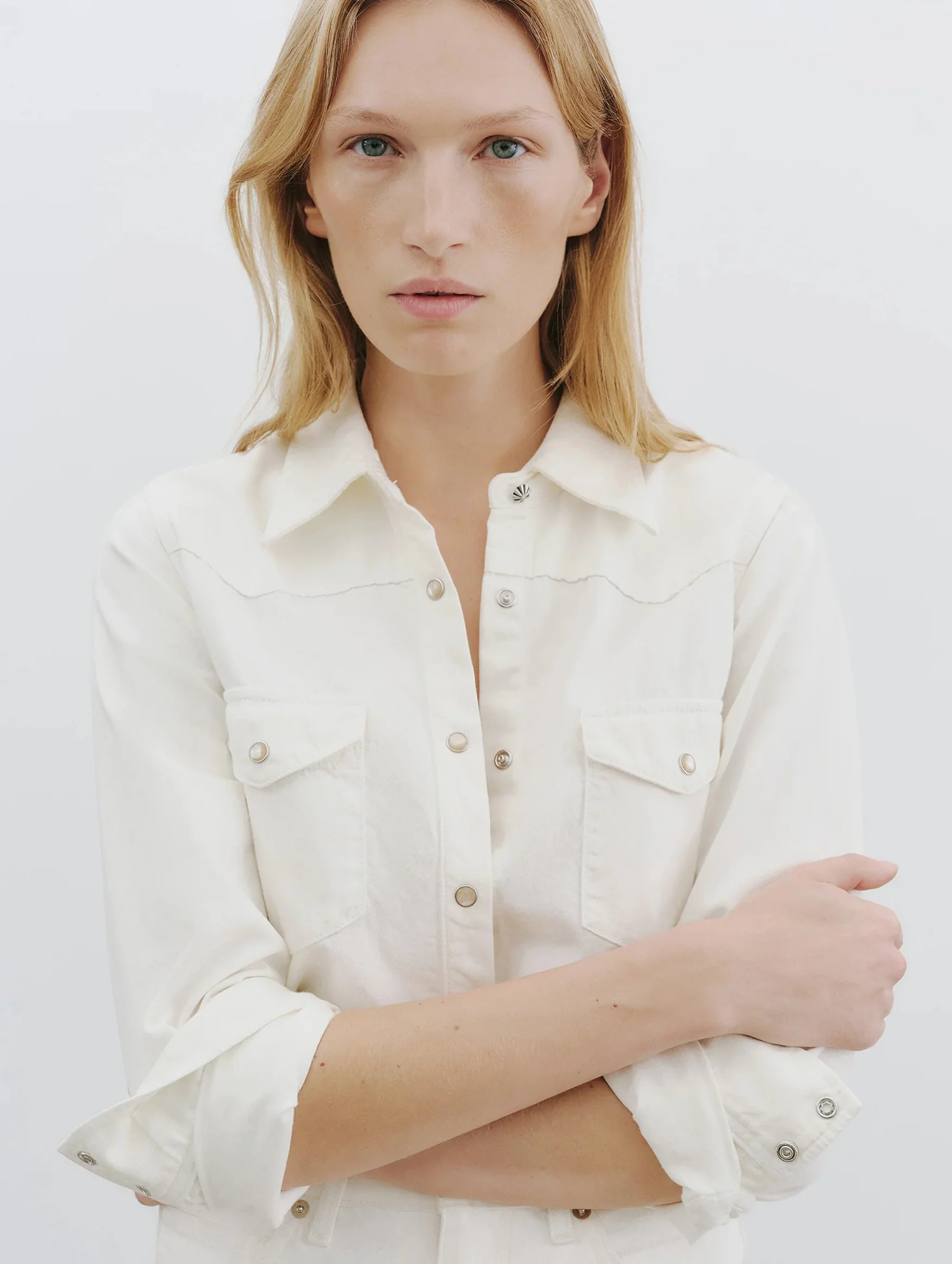 Travis Shirt in Cream - Image 2