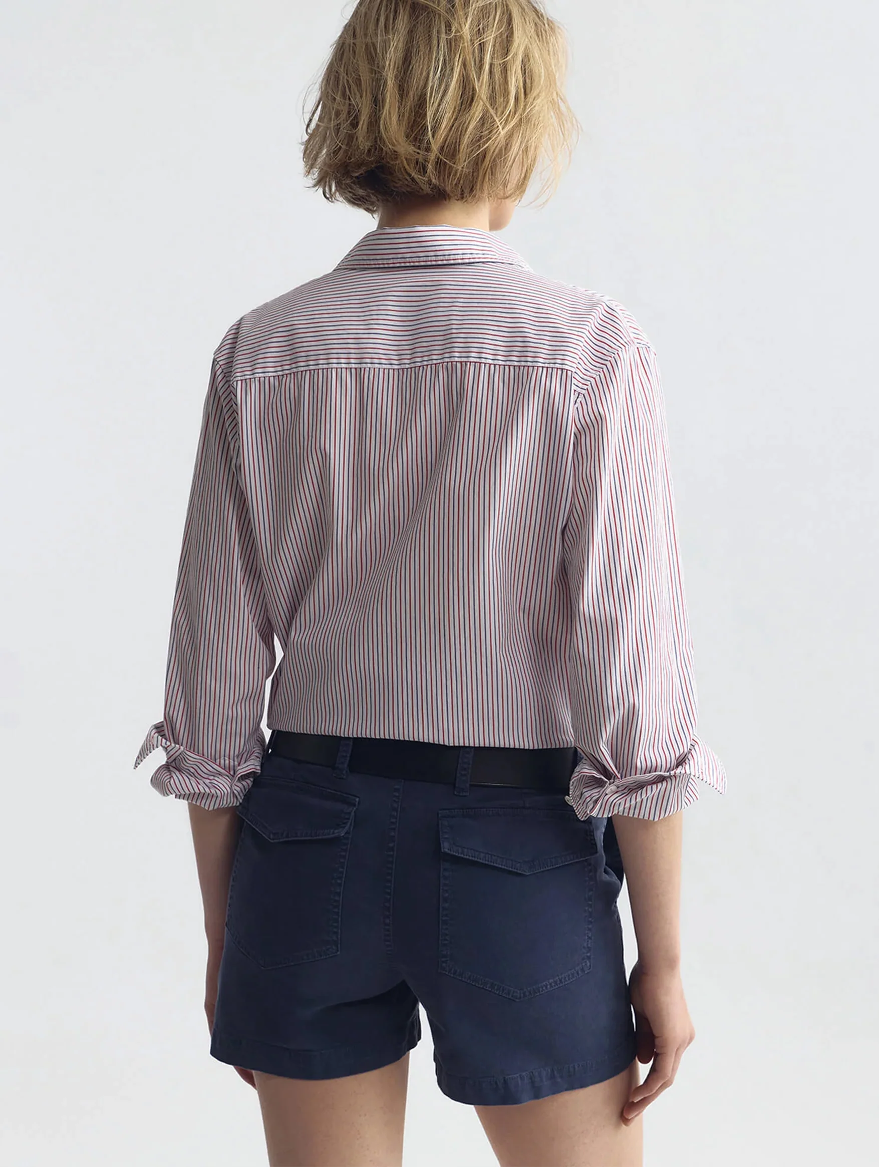 Utility Short in Vintage Washed Admiral Blue - Image 5