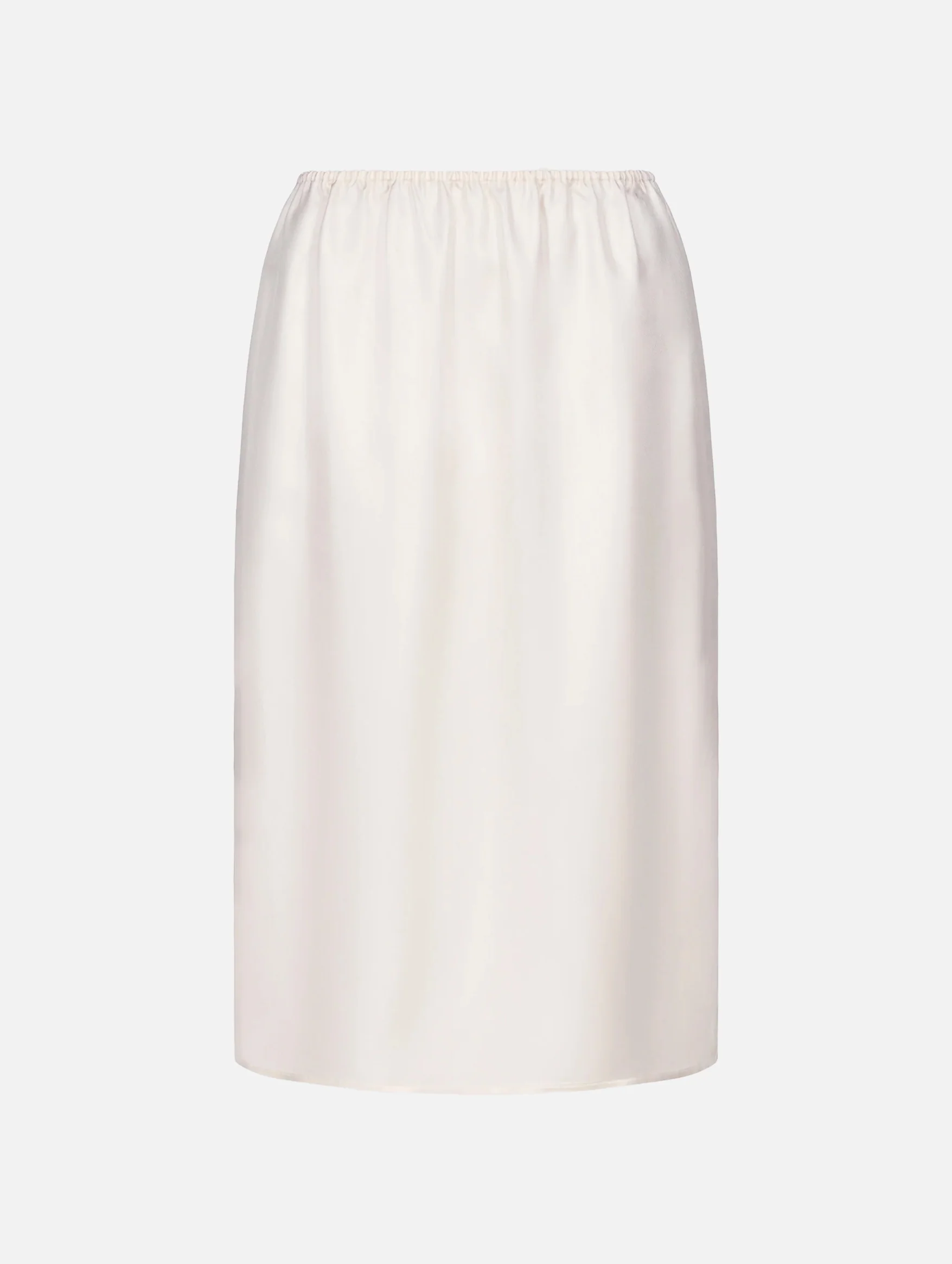 Vasali Silk twill Skirt in Ivory