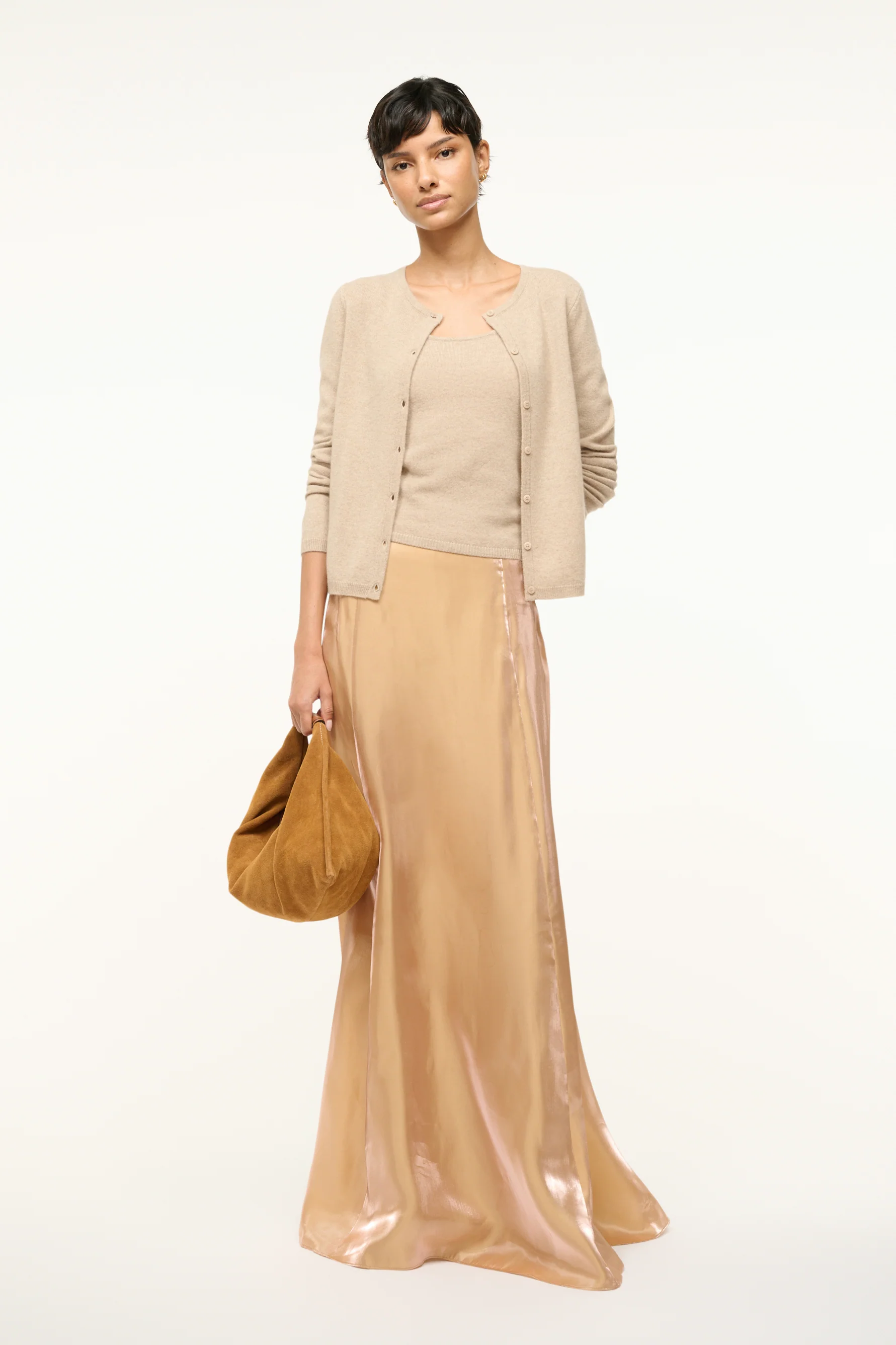 Vincenzo Skirt in Rose Gold - Image 2