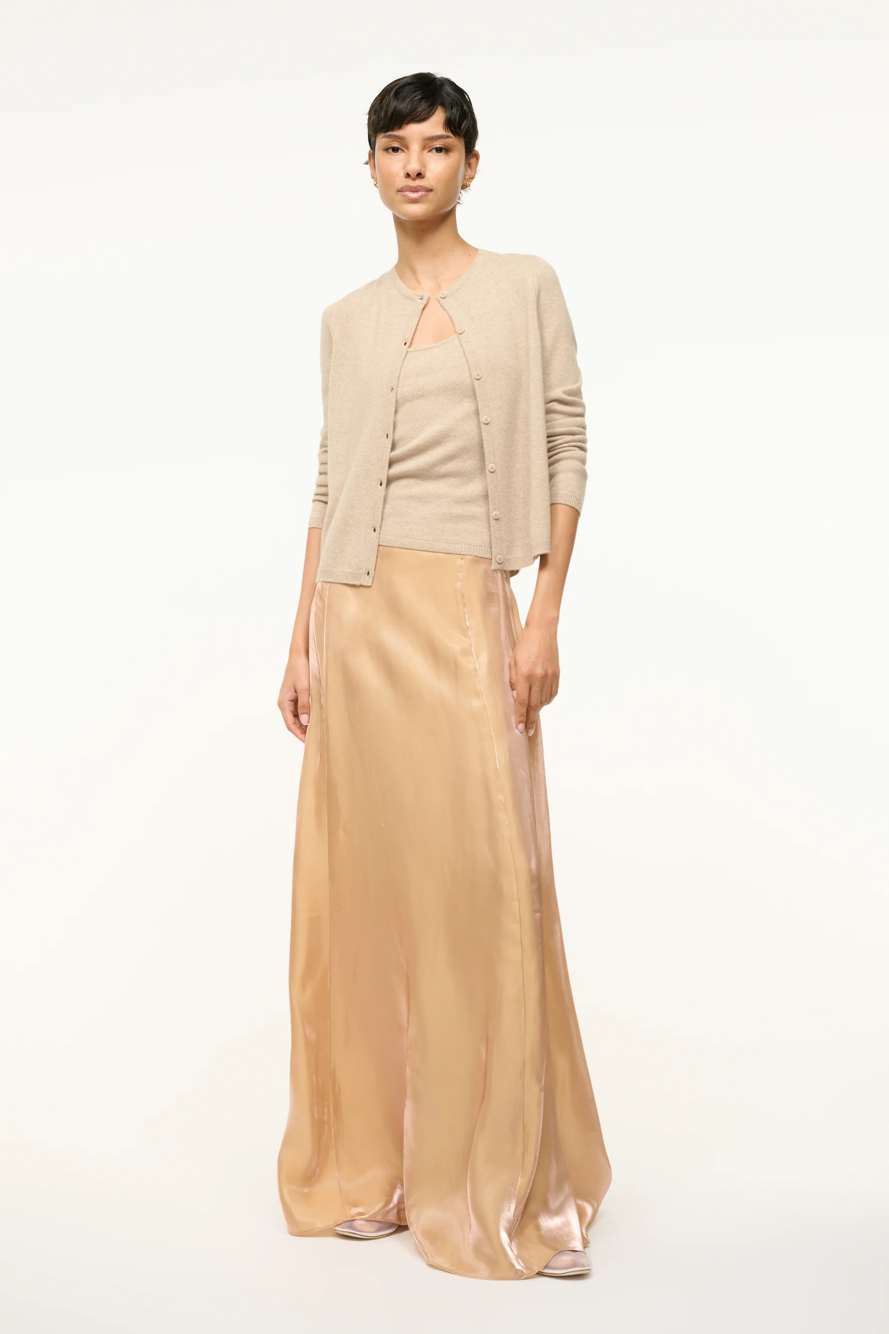 Vincenzo Skirt in Rose Gold - Image 3
