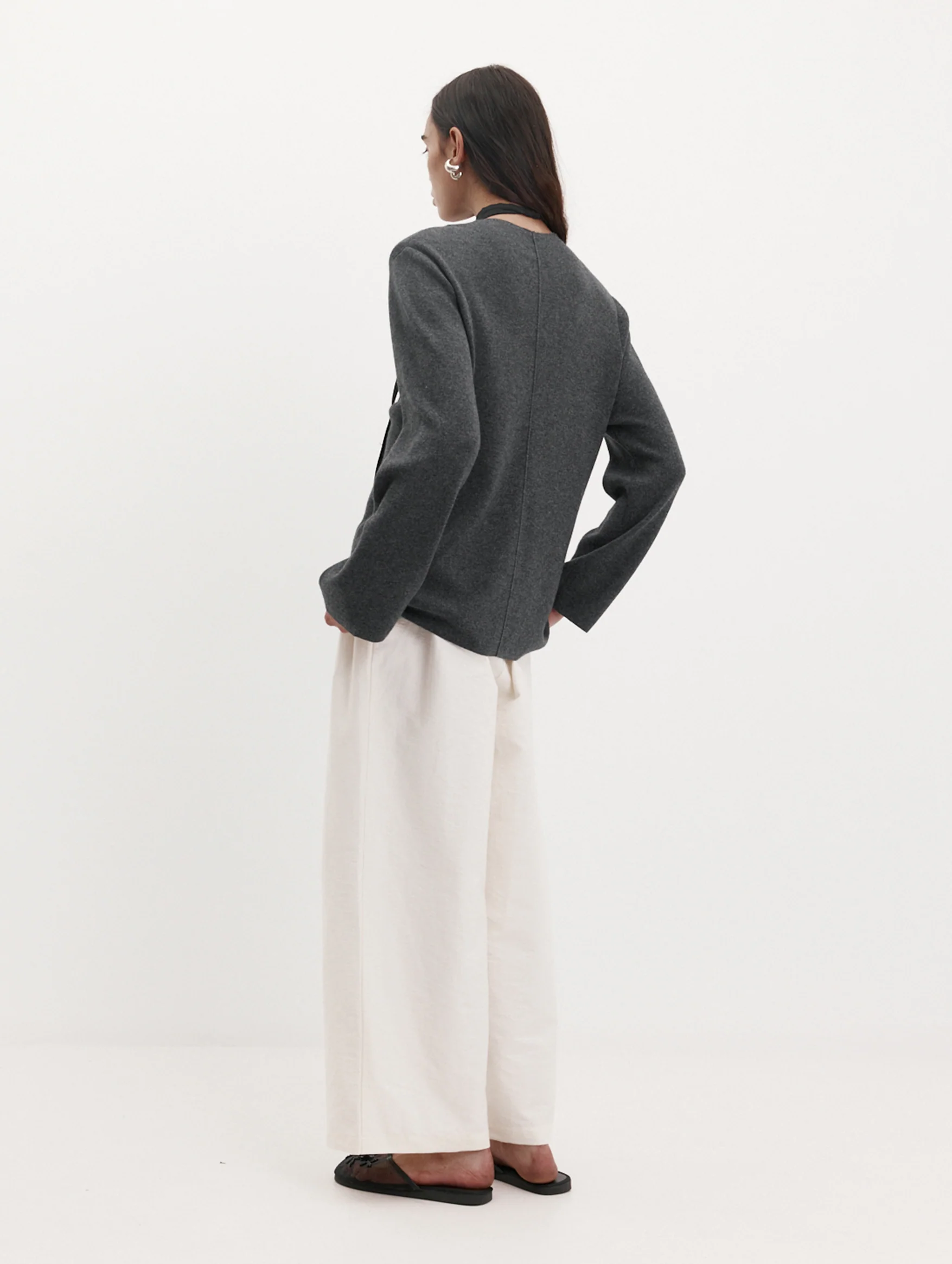 Violetta Cardigan in Pewter - Image 5