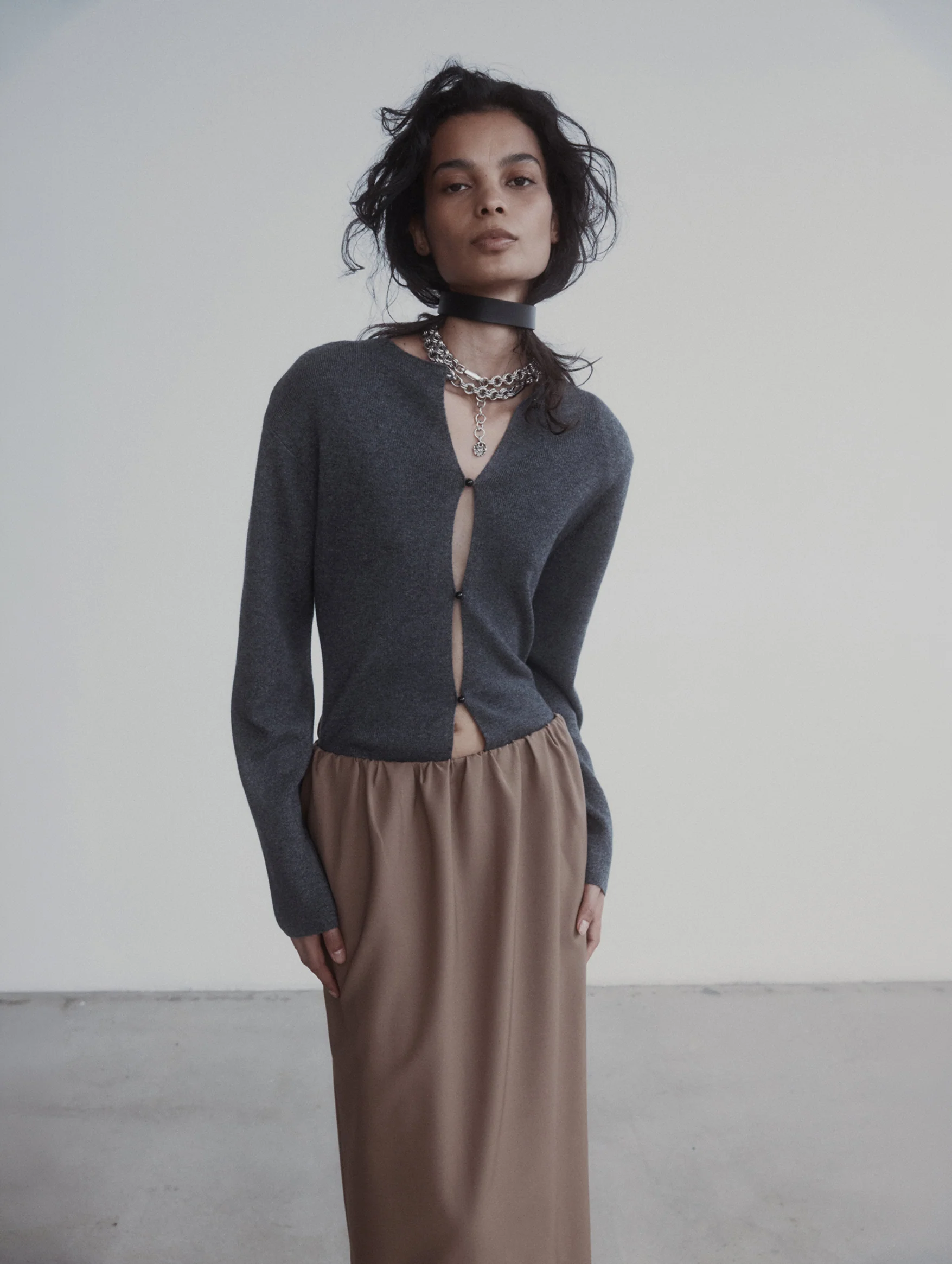 Violetta Cardigan in Pewter - Image 7