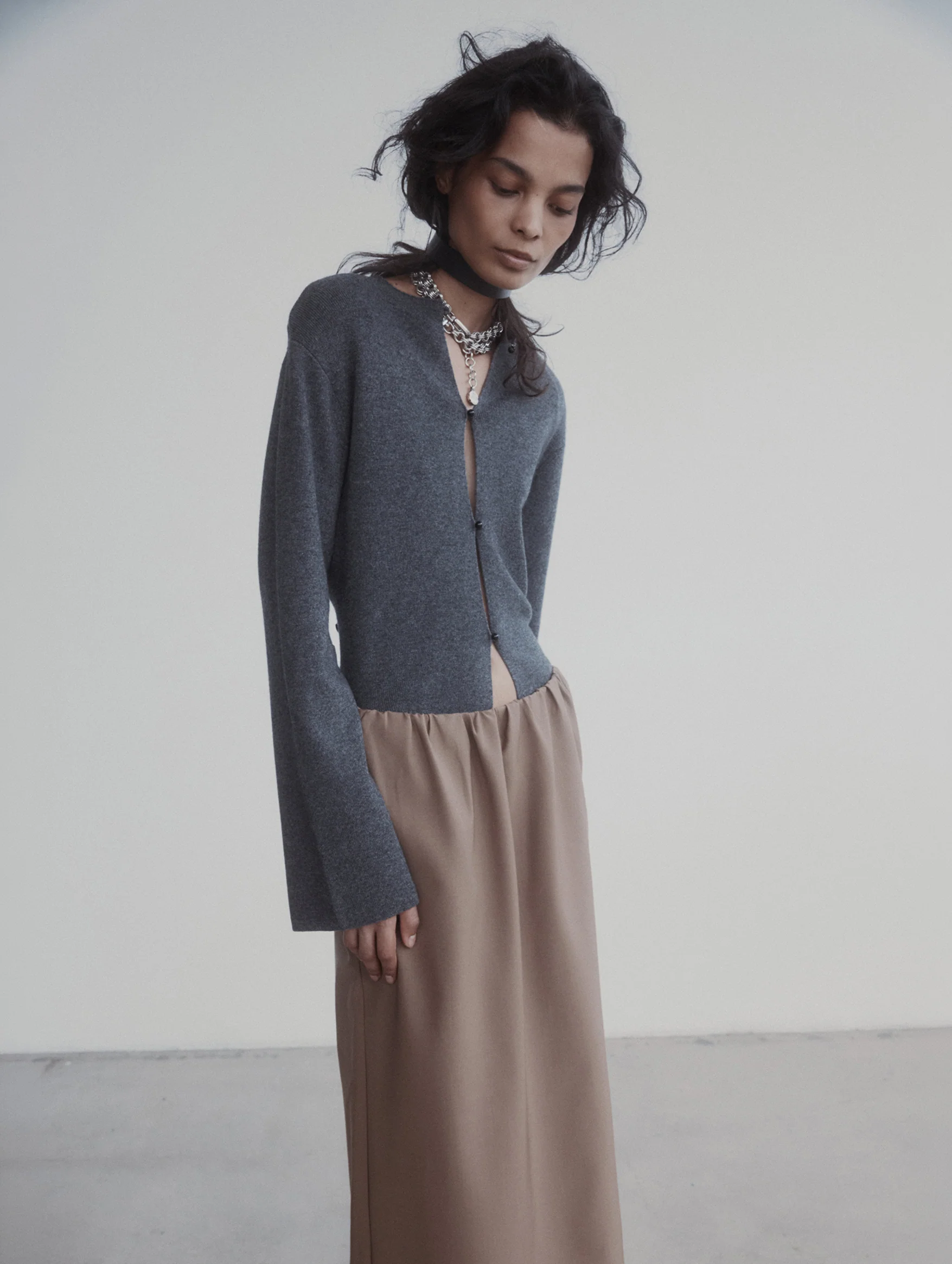 Violetta Cardigan in Pewter - Image 8